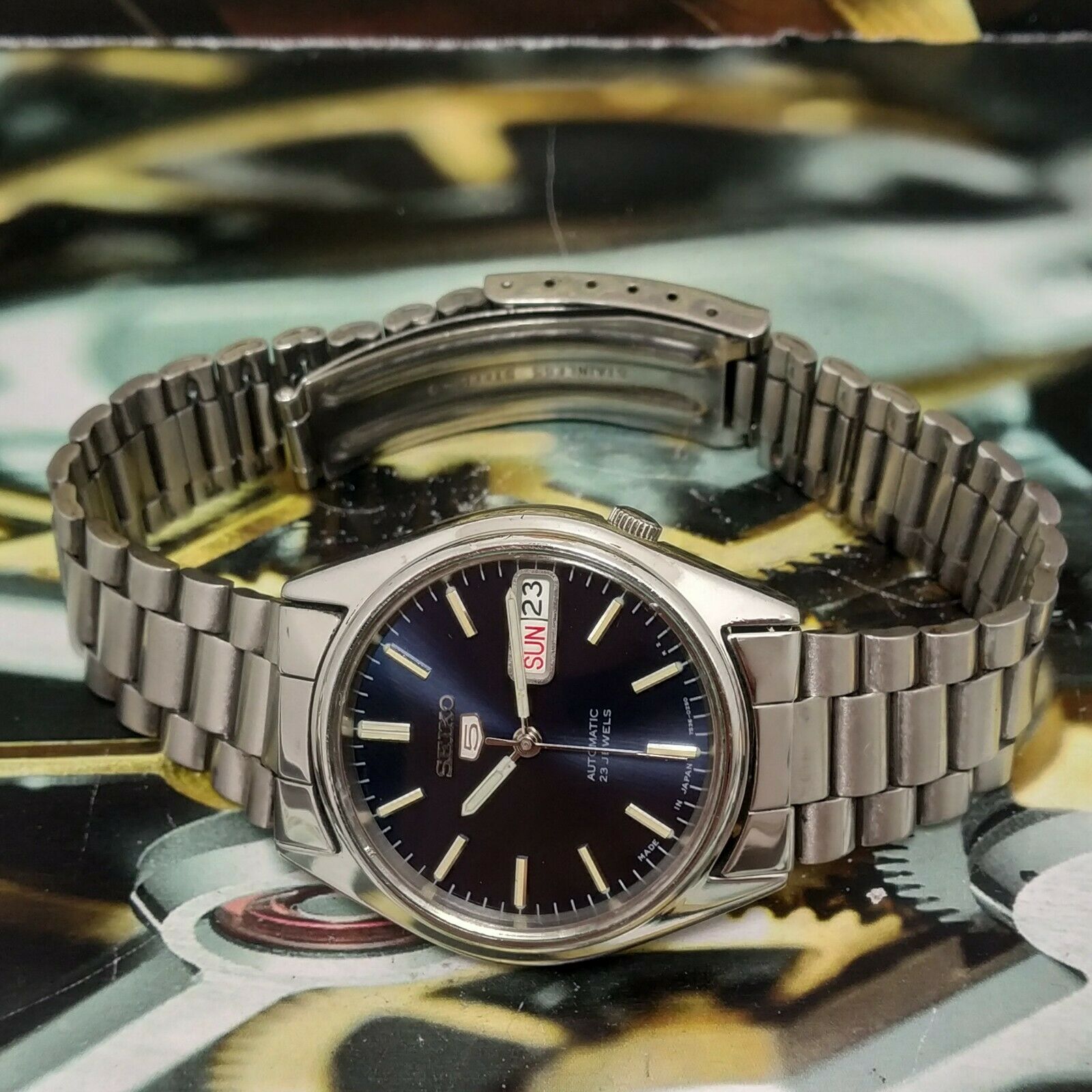 Seiko 5 clearance automatic 23 jewels