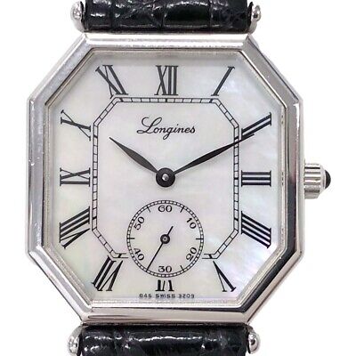 LONGINES 846 SWISS 3209 手巻き時計 Longines 3209 846 L846.4 Octagon 150th Anniversar white Hand