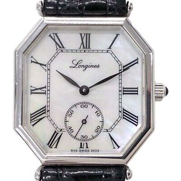 Longines 3209 846 L846.4 Octagon 150th Anniversar white Hand