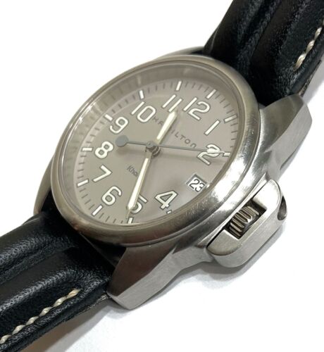 Hamilton Khaki 6301 Watch Mens Swiss Sapphire Crystal￼ 38mm Case