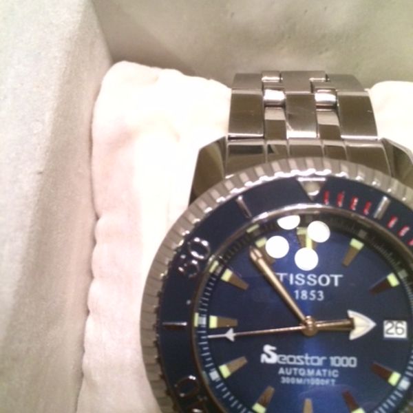 Tissot Seastar 1000 Blue Dialbezel Old Style Watchcharts Marketplace 9650