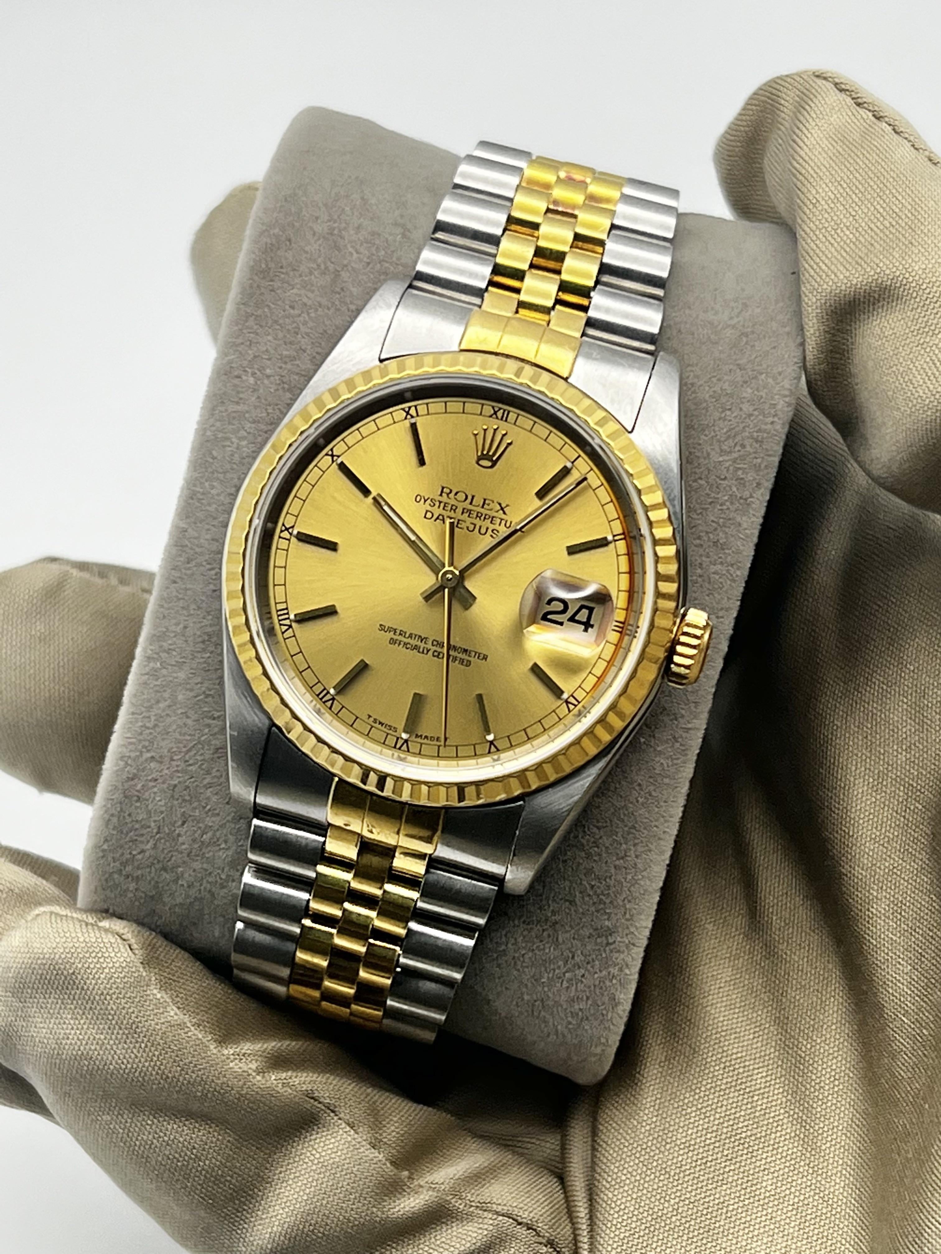 WTS Rolex Datejust 16233 Champagne Dial WatchCharts Marketplace