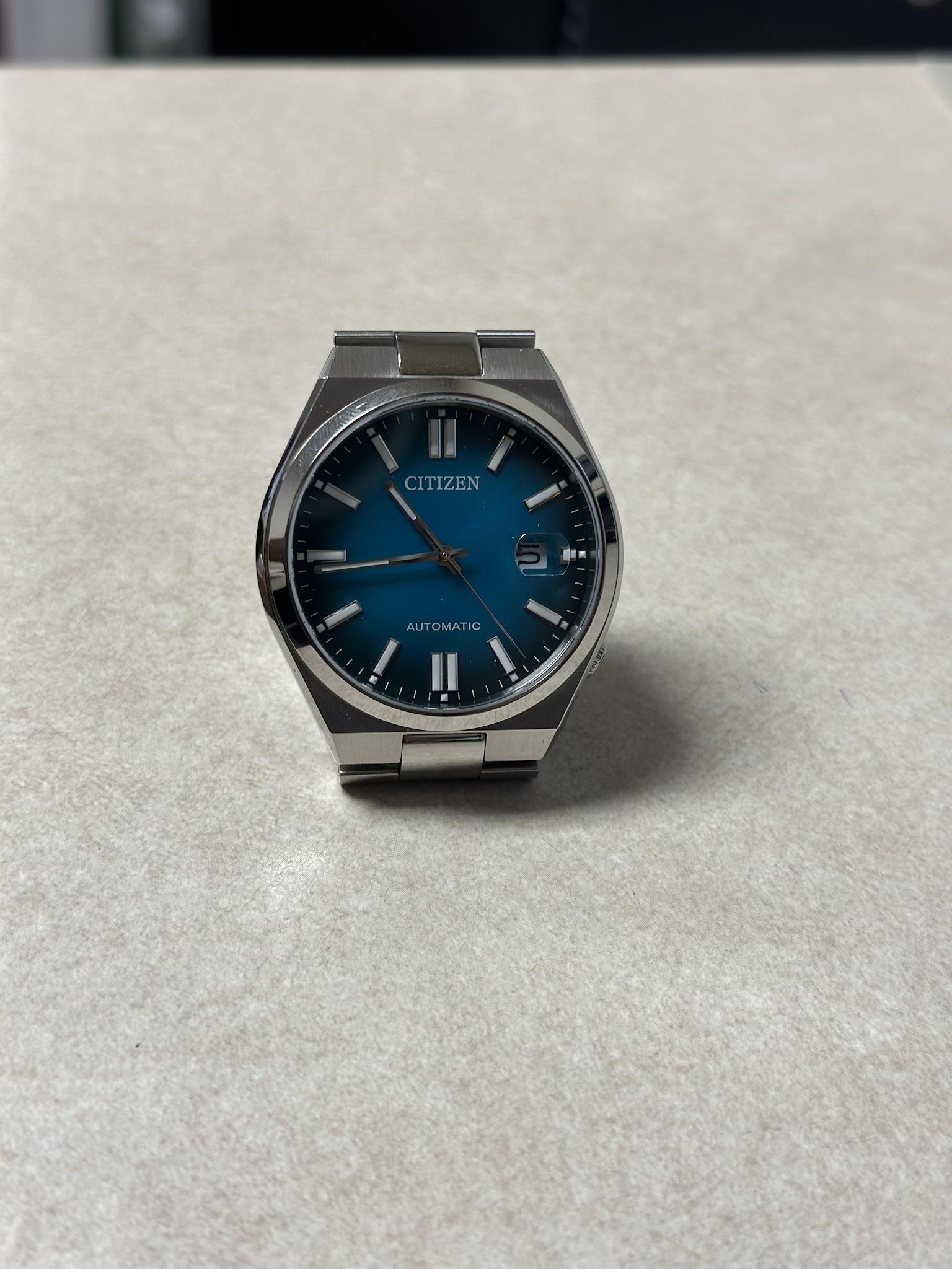 Citizen Fumé Tsuyosa with Gradient Blue Dial Available in UK
