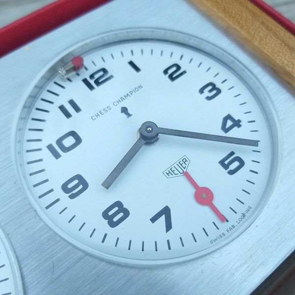 Vintage Heuer Chess Champion master timer stopwatch stop watch timer