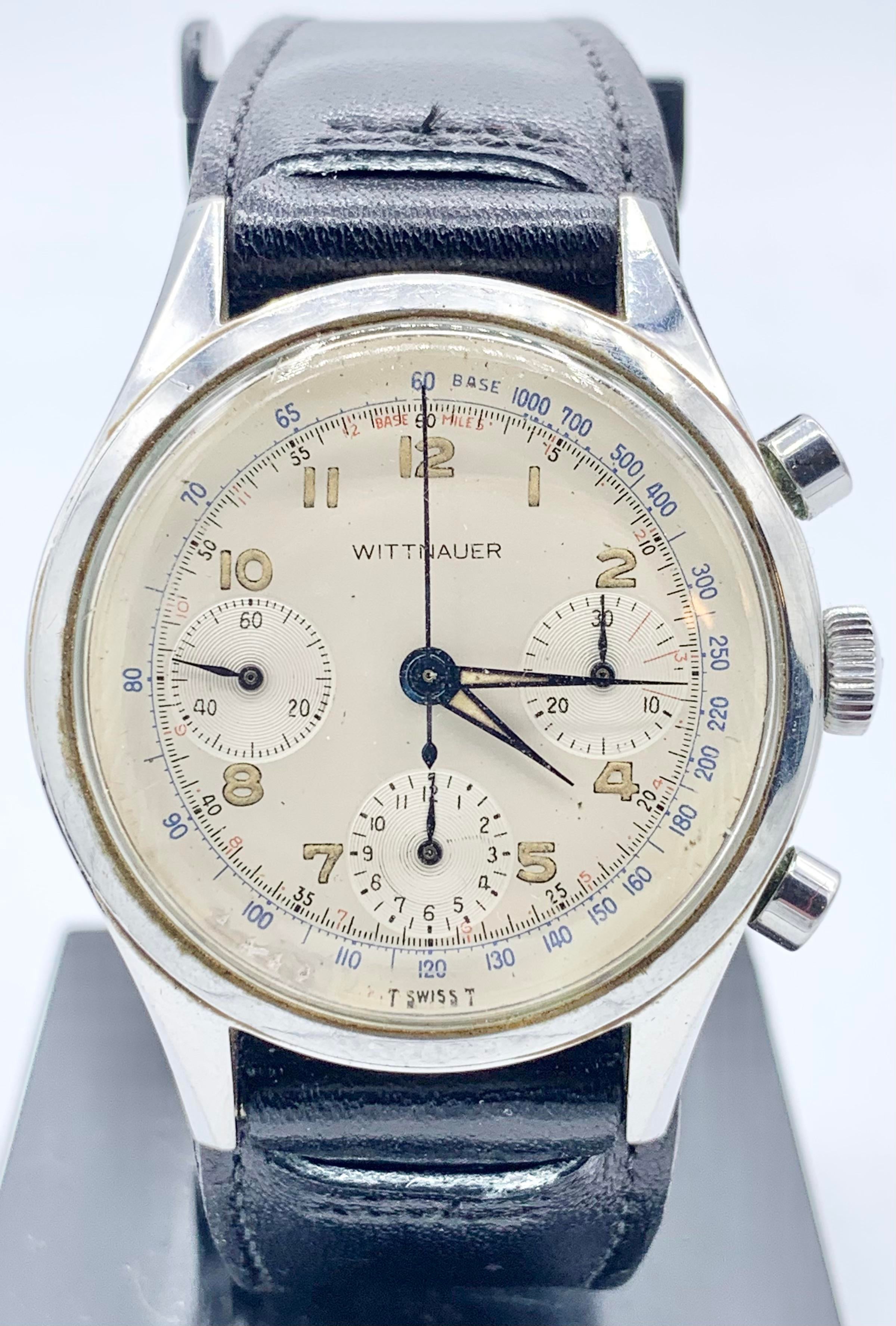 Wittnauer chronograph valjoux clearance 72