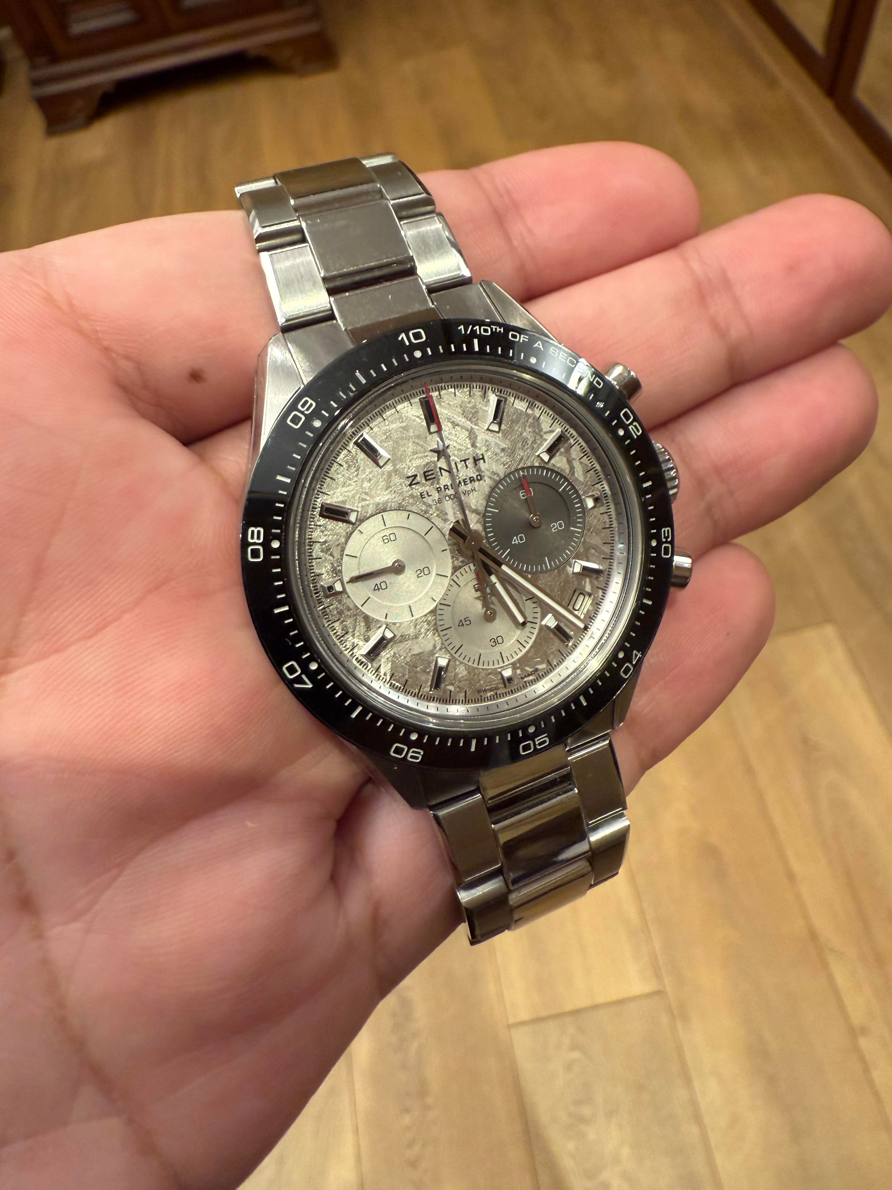 メル14741★ WTS] 2024 Zenith Chronomaster Meteorite Dial - 03.3120.3600/76