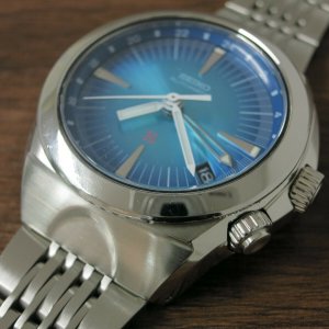 Seiko SUS 4S12 0010 GMT Blue SCFF009 Mechanical 4S15 | WatchCharts