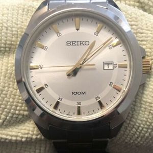 Seiko Water Resistant 10 Bar Stainless Steel Japan Movement Watchcharts