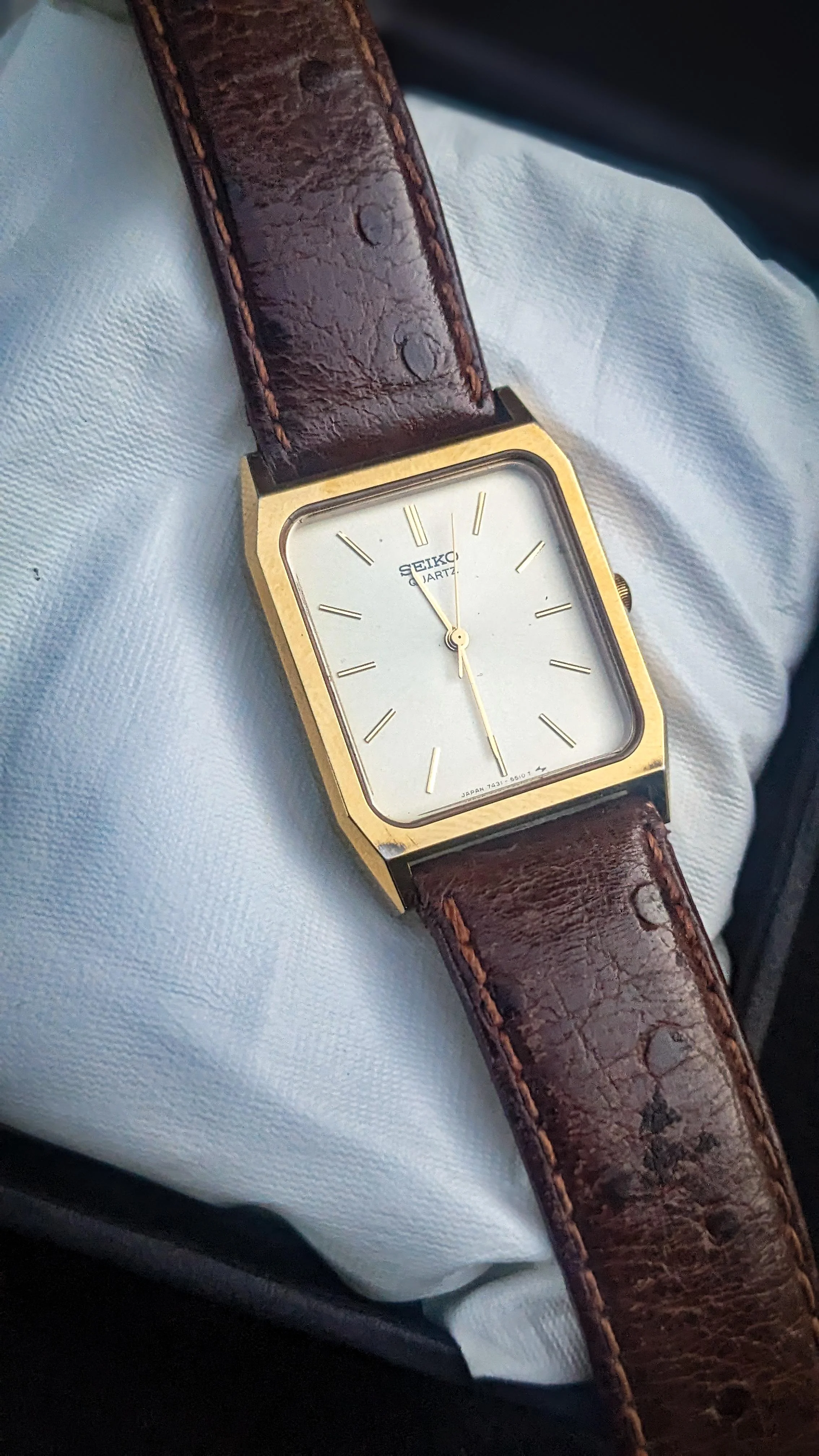 SEIKO Chariot自動巻きjapan wts] Vintage SEIKO Chariot 1987 Nickel Alloy 7431-5370 JDM Dress