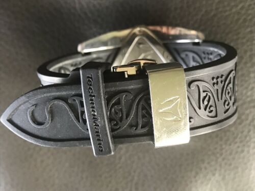 TECHNO MARINE MAORI DESIGN クォーツ時計 Rare Mens Technomarine Maori Registered Design Swiss Made