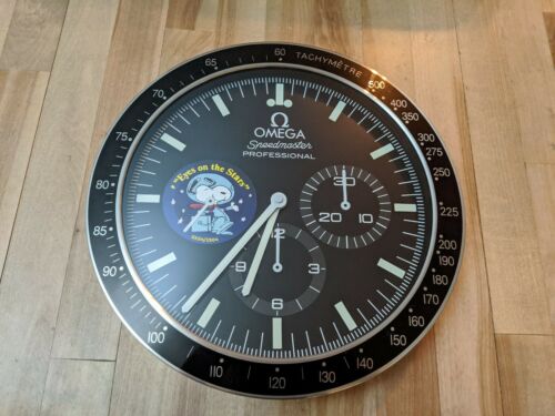 omega speedmaster wall clock