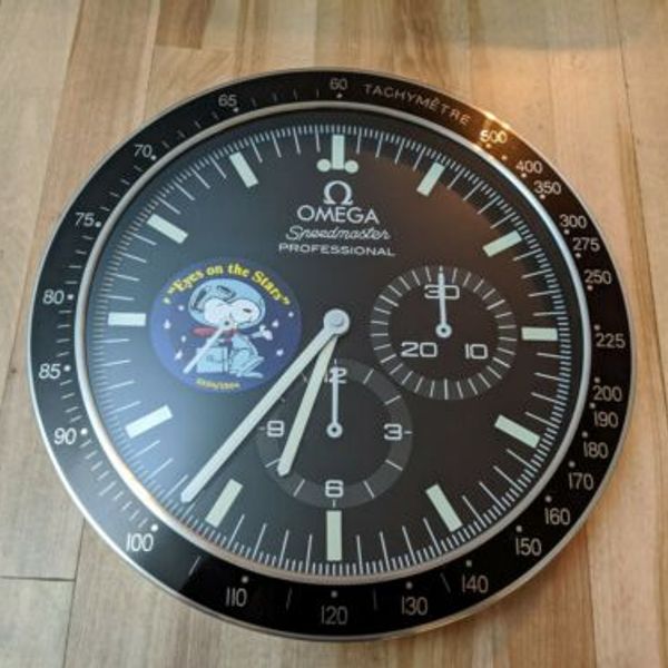 Omega Wall Clock Dealer Speedmaster Snoopy WatchCharts