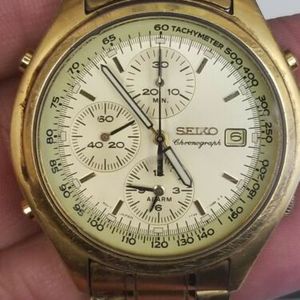 Seiko chronograph Watch. Works Well. New Battery! 7T32 7C60 | WatchCharts