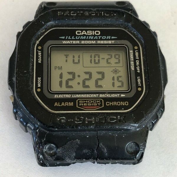 Vintage Casio G Shock DW 5600E 1545 Module WatchCharts Marketplace