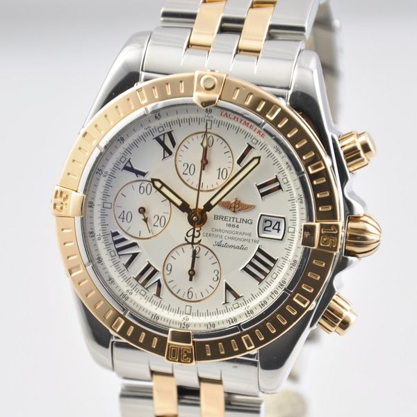 FS: Breitling Chronomat Evolution C13356 18k Rose Gold Steel ...