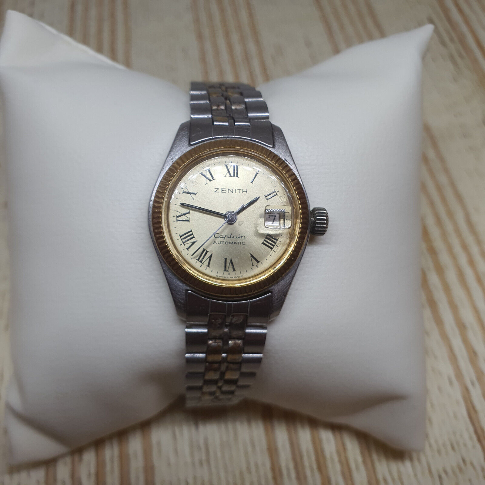ZENITH CAPTAIN AUTOMATIC 19-0940-485 TWO TONE LADY 26mm SWISS JUST