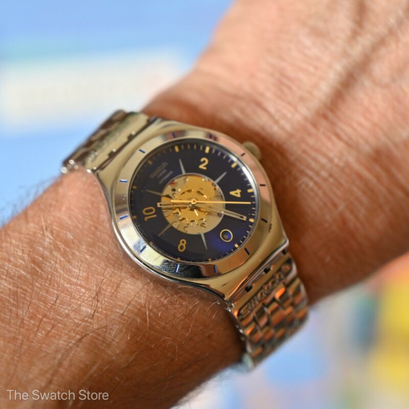 Swatch Irony Automatic Watch YAS409G Midday Sun