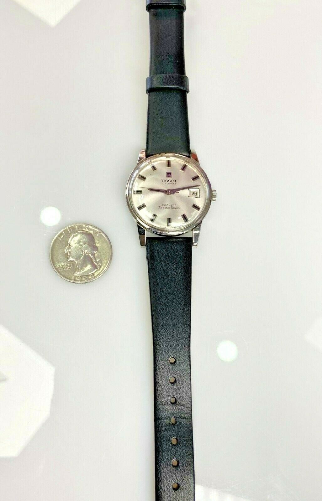 Tissot Seastar Seven Visodate Use Key No 315 T Monocoque Case RUNS 