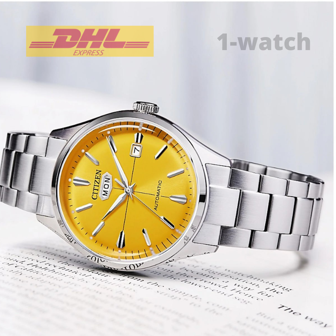 Citizen NH8391-51Z Automatic Yellow Dial Silver Stainless