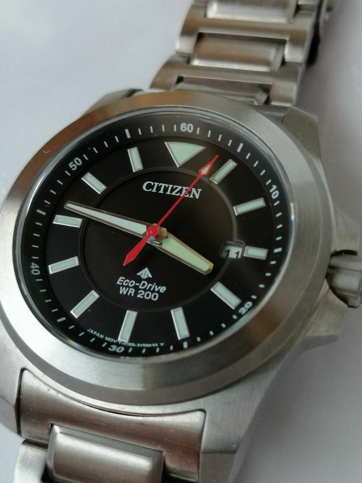 CITIZEN e168-s116082 Titanium Sapphire Crystal Promaster 200m Men