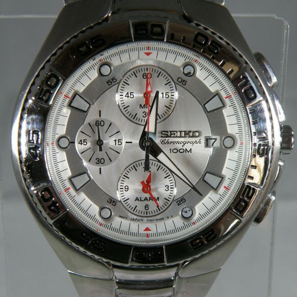 MEN'S SEIKO 7T62-0FT0 CHRONOGRAPH WATCH - VERY GOOD COND. - BOXED ...