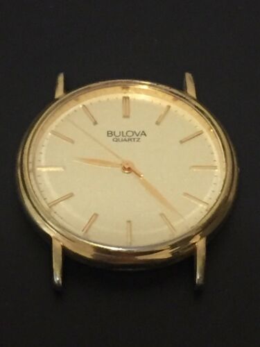 bulova quartz gold watch