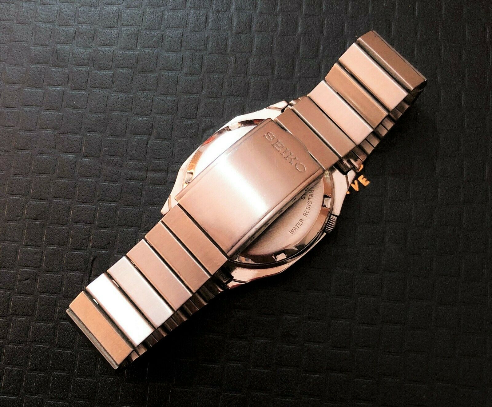 Seiko 1991 TV SKXK97 Black Square Dial Vintage 7S26-2060 Hodinkee