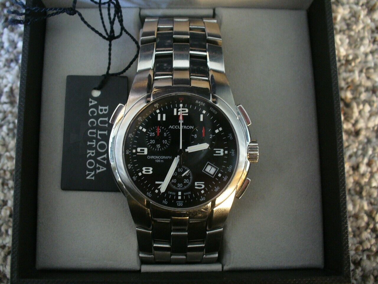 Accutron / Bulova 26B62 Buzz Aldrin Lunar Apollo Chronograph Watch