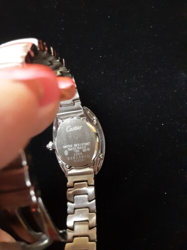 CARTIER BAIGNOIRE 1955 535138CD ROMAN LADIES #C1628 Bracelet Watch