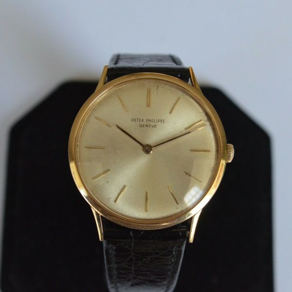 RARE VINTAGE PATEK PHILIPPE CALATRAVA 34mm, 18K GOLD REF:3484 | WatchCharts