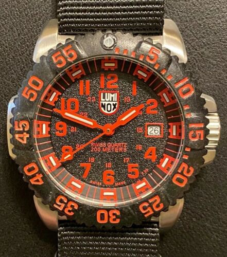 MEN'S RED/BLACK LUMINOX NAVY SEALS COLORMARK 3150 WATCH | WatchCharts