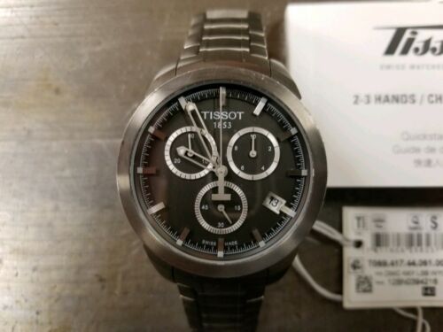 TISSOT 1853 T SPORT TITANIUM CHRONOGRAPH GRAY DIAL MENS SWISS