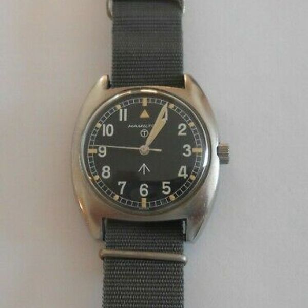 HAMILTON military RAF wrist watch 6BB-6645-99 523-8290 7156/75 /I ...