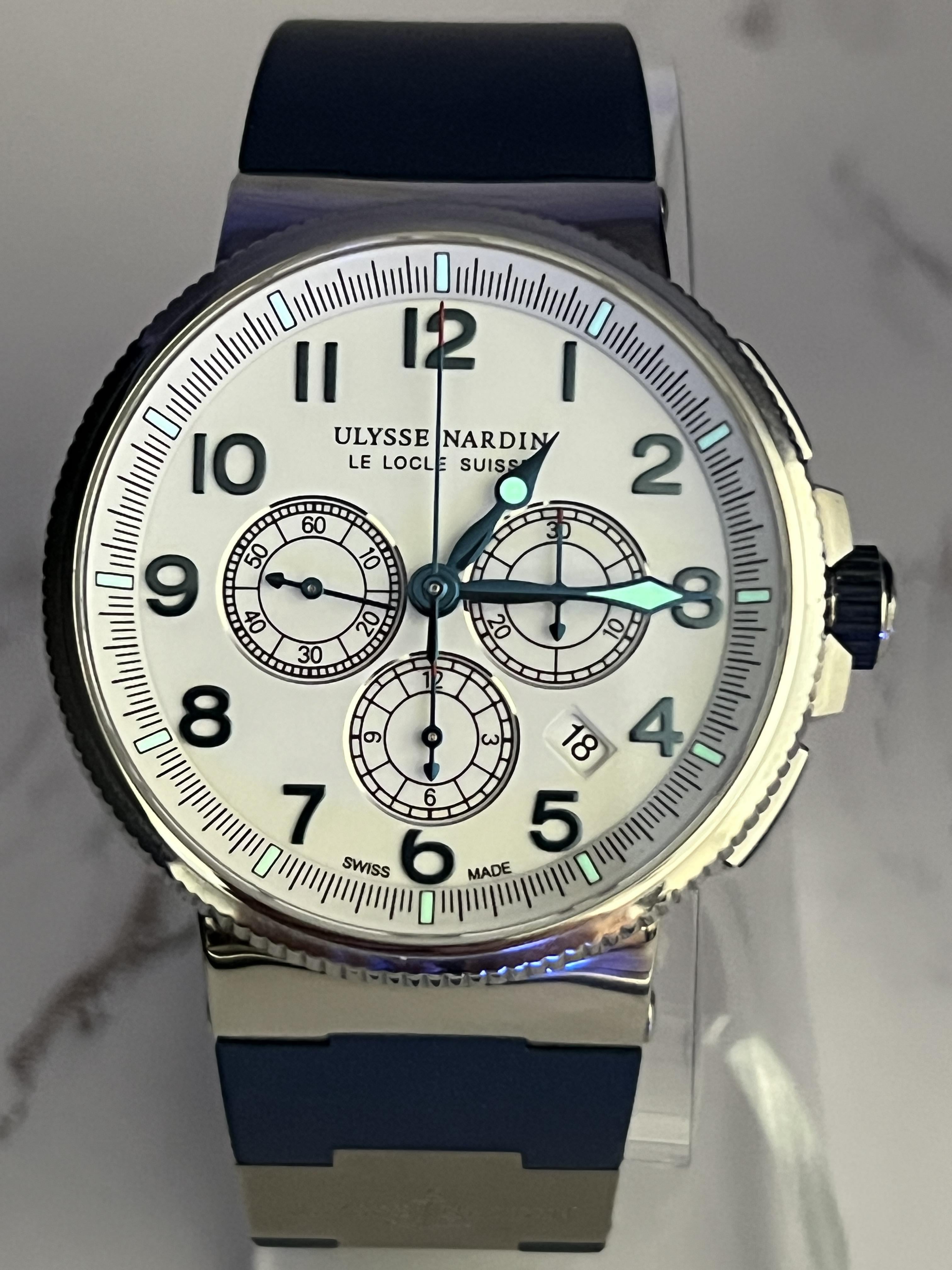 WTS EXTREMELY RARE White Dial Ulysse Nardin Marine Manufacture