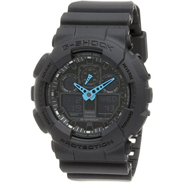 (Order) G-Shock Neon G-Shock GA-100 Neon Highlights Black / Blue ...