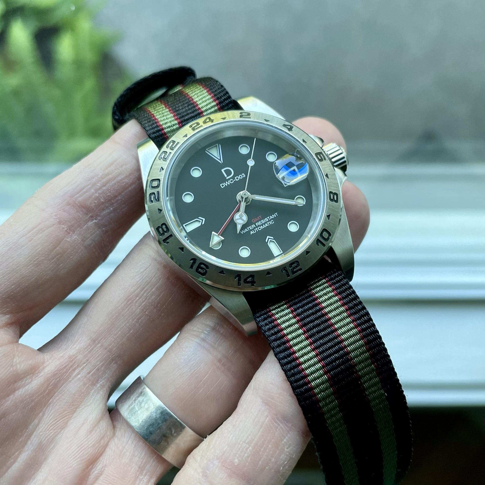 165 USD] For Sale: 39mm GMT Mod, Explorer II Style - Seiko NH34 