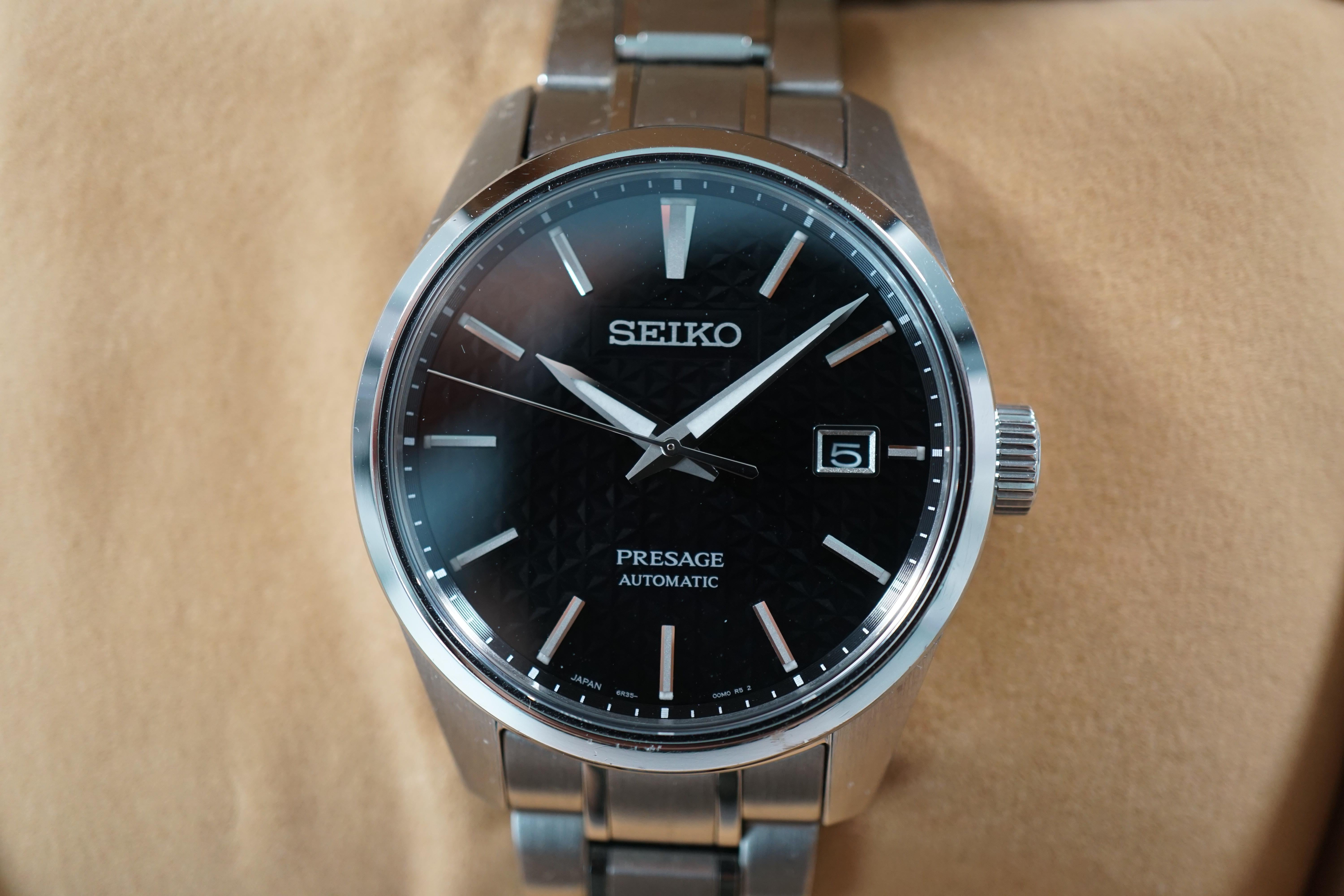 WTS] Seiko Presage SARX083 6R35 Sharp Edge Black Dial Automatic