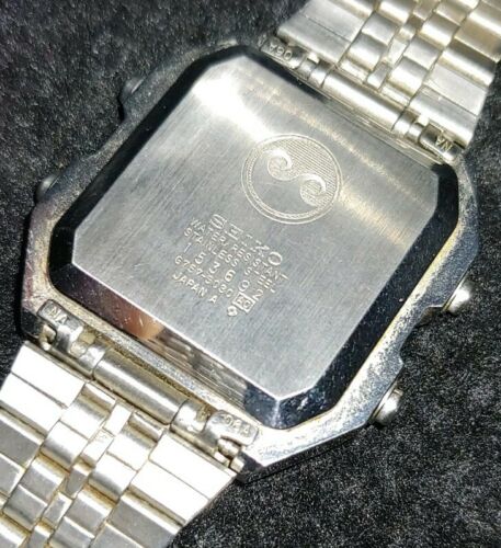 SEIKO Digiborg G757 5020 5030 James Bond Digital Watch 1980