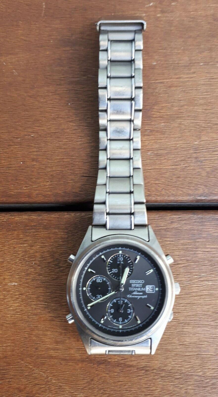 SEIKO 7T32-6000 QUARTZ CHRONOGRAPH SPIRIT TITANIUM | WatchCharts