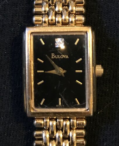 bulova women's watch square face