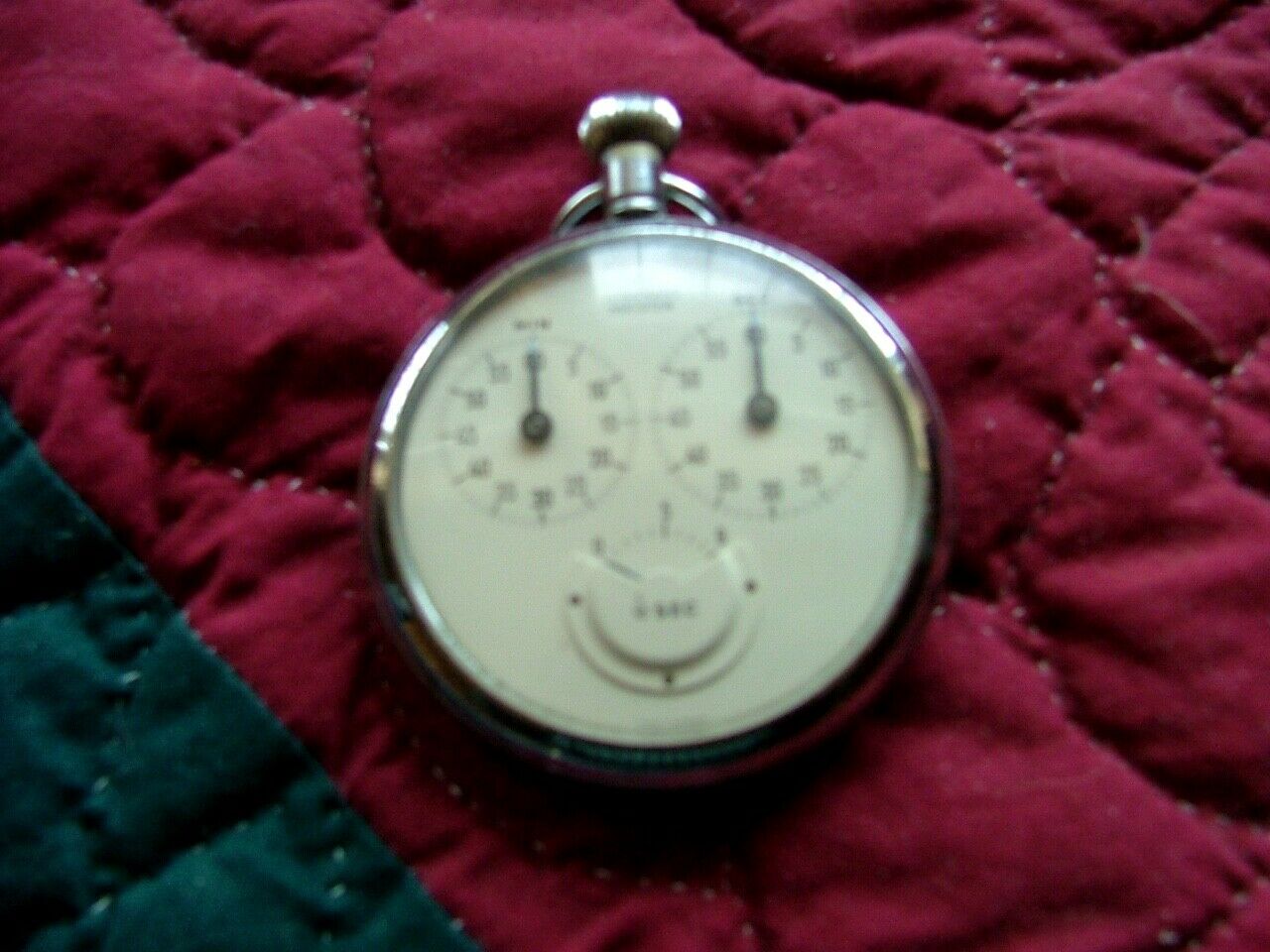 Junghans Meister 3 dial stopwatch made in germany 1950 s