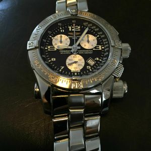 Ewatchparts 18mm Stainless Steel Watch Link For Breitling Emergency Mission A73321, A17040