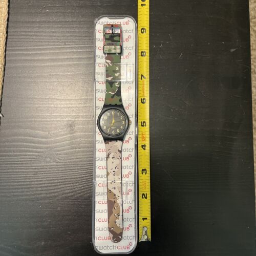 Vintage Swatch Watch Classic Golden authentic Tac Black GB274