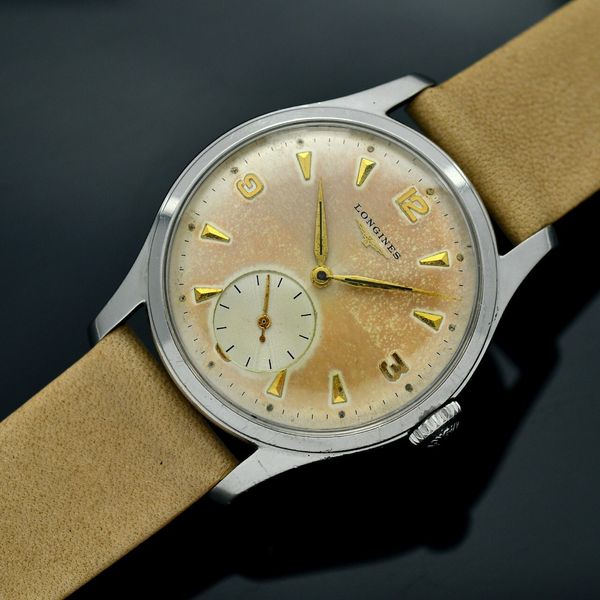Split Dial Graph Vintage LONGINES Ref.6263 Split Dial - Cal. 12.68Z - Steel 34mm Case ...