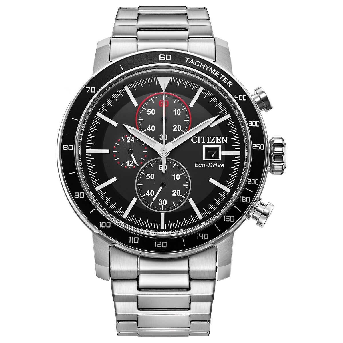 Citizen Eco-Drive Brycen Chronograph Stainless Quartz Men's Watch