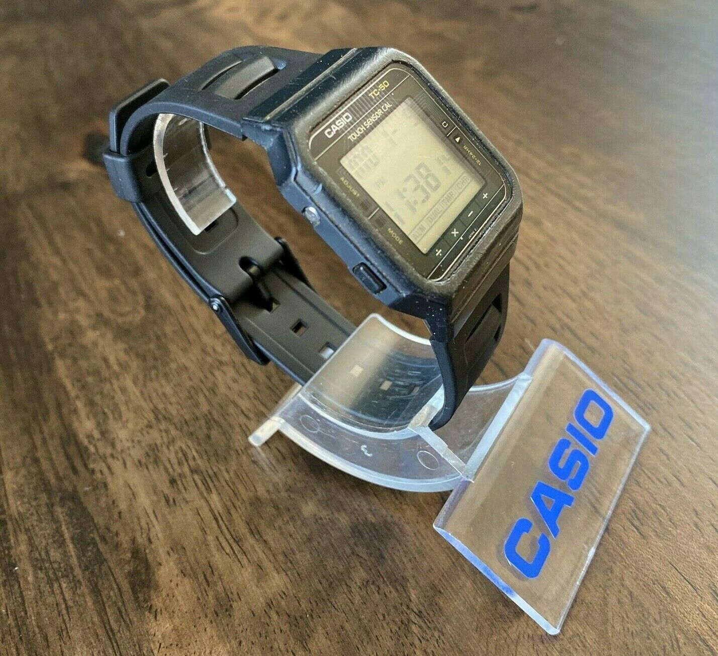 1984 Casio TC-50 - Worlds first touch screen watch. - YouTube