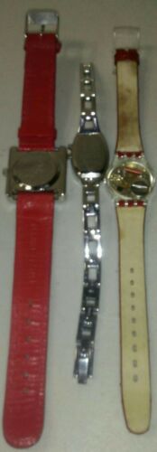 Womens Swatch Noon Copenhagen FOSSIL BIG TIC Watch Lot 3