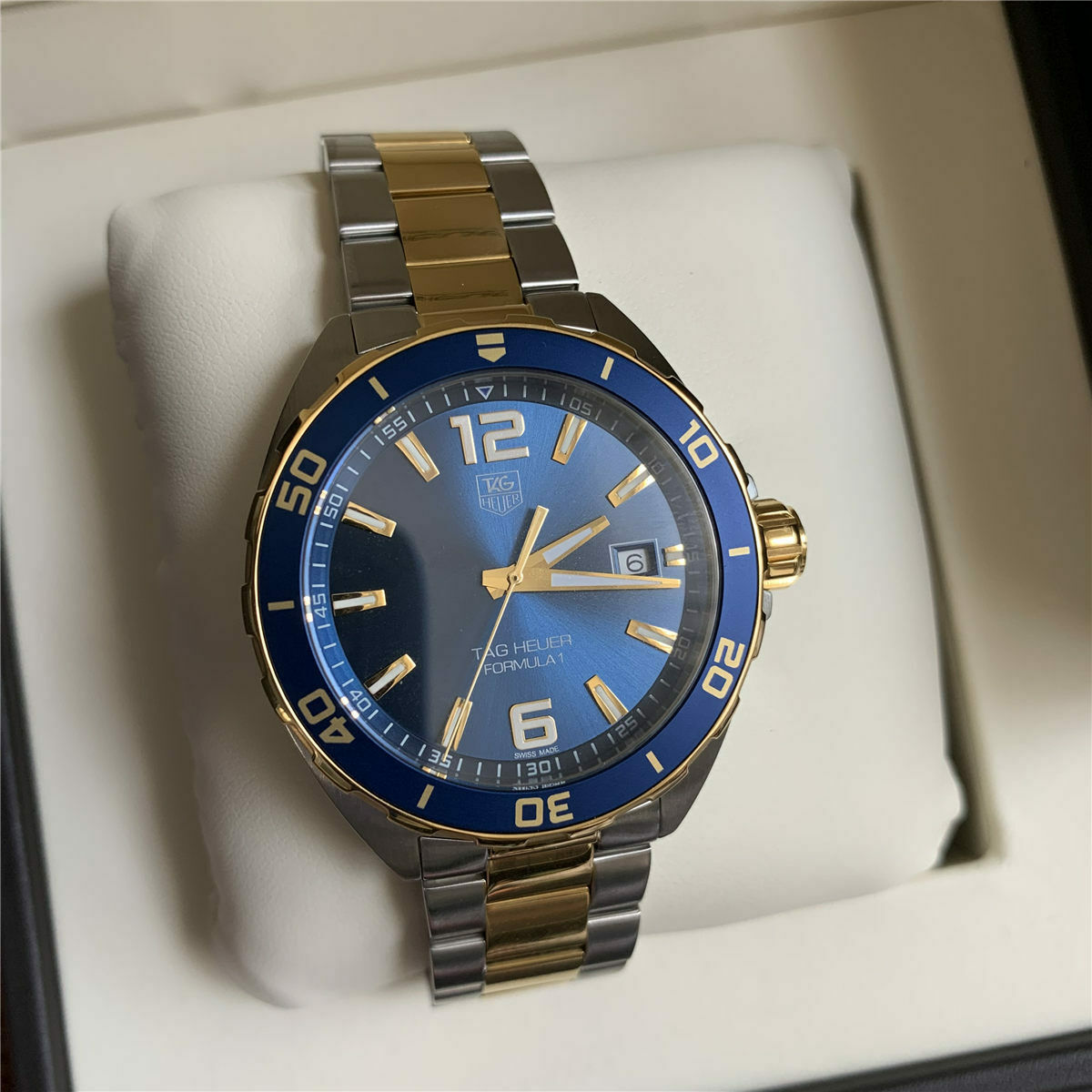 tag heuer formula 1 blue and gold