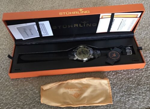 Stuhrling hot sale watch box