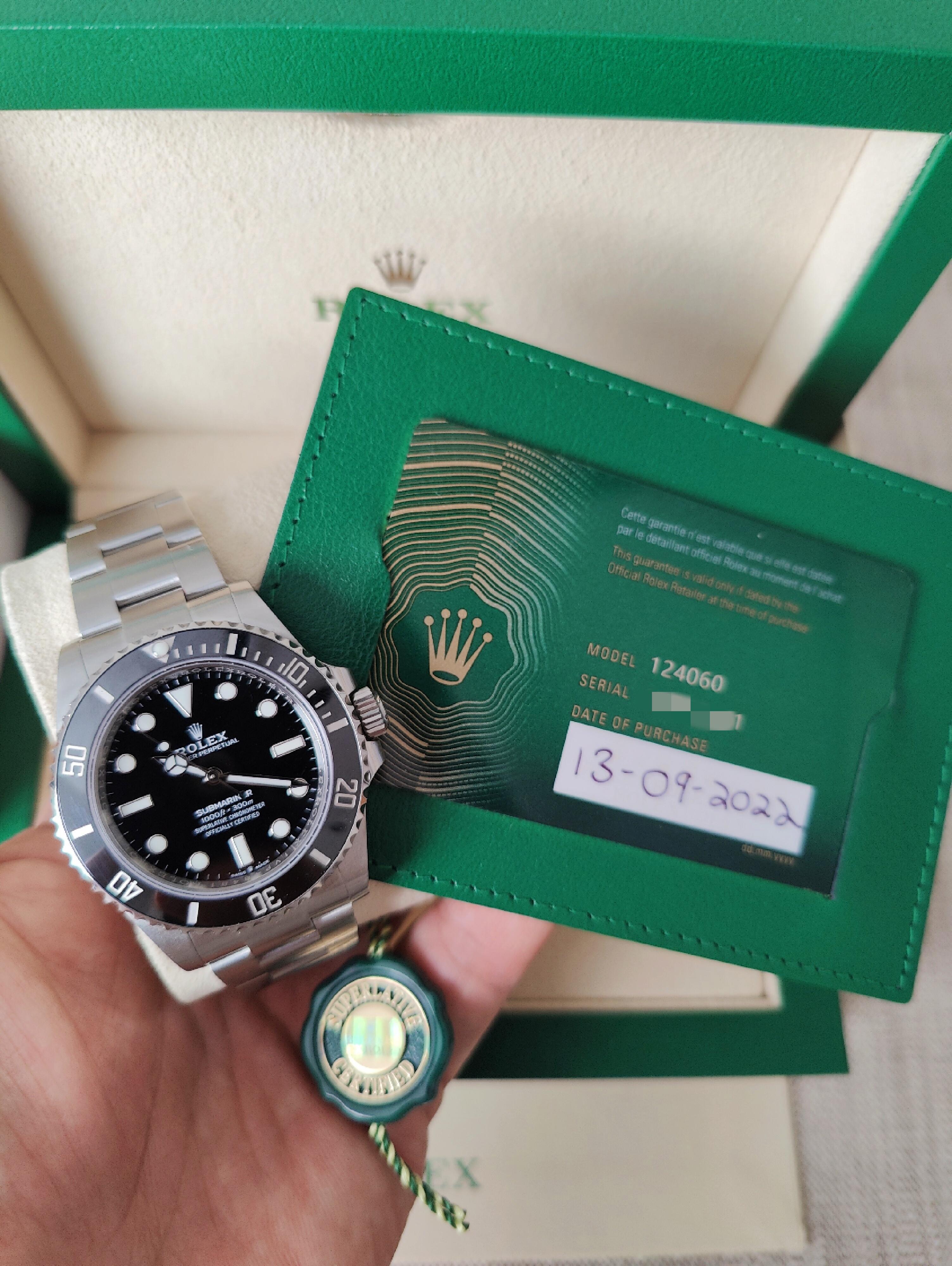 だいぶつ WTS] Rolex Submariner No Date 126040 - BNIB | WatchCharts Marketplace